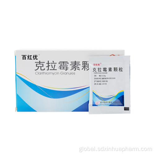 Anti Infect Granules SHANDONG XINHUA Anti-infective drug Clarithromycin Granules Supplier